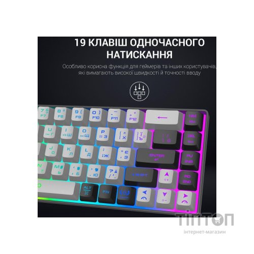 Клавіатура GamePro GK935 Wireless LED Black (GK935)