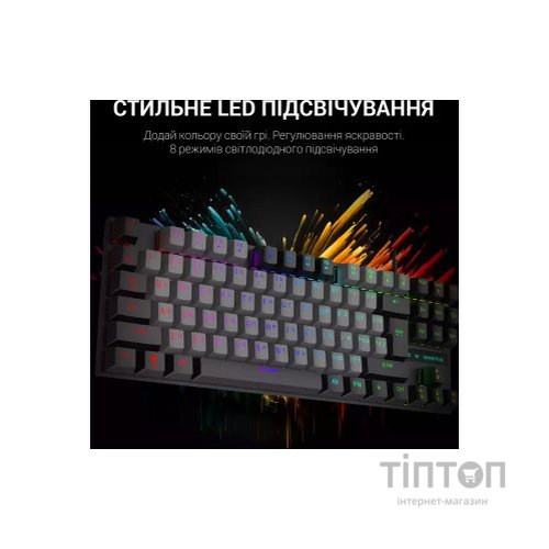 Клавіатура GamePro MK100B Blue Switch LED USB Black (MK100B)