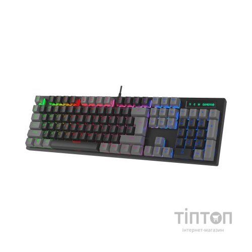 Клавіатура GamePro MK105B LED Red Switch USB Black (MK105R)