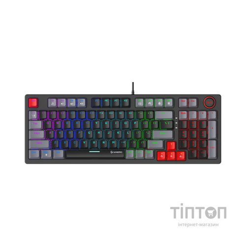 Клавіатура GamePro MK120B LED Blue Switches USB Black (MK120B)