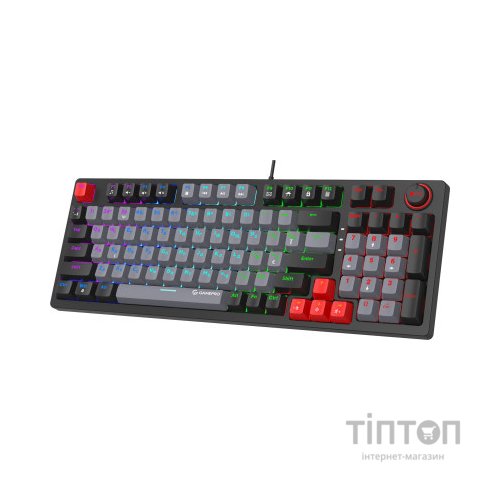 Клавіатура GamePro MK120B LED Red Switches USB Black (MK120R)