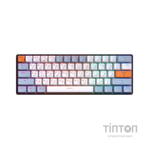 Клавіатура GamePro MK130R Hot-Swap Red Swich RGB USB UA Black (MK130R)