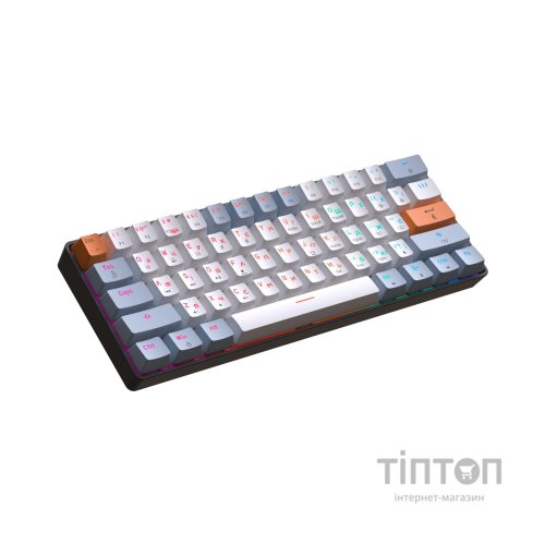 Клавіатура GamePro MK130R Hot-Swap Red Swich RGB USB UA Black (MK130R)