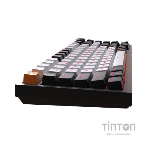 Клавіатура GamePro MK160B Hot-Swap Red Swich RGB USB UA Black (MK160B)