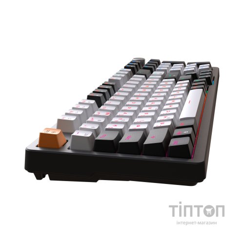 Клавіатура GamePro MK170B Hot-Swap Red Swich RGB USB UA Black (MK170B)