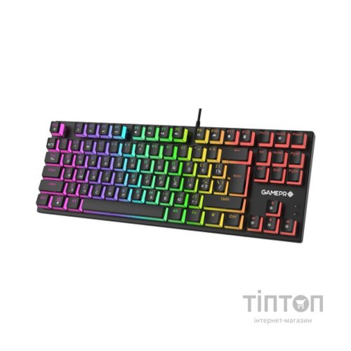 Клавіатура GamePro MK80B RGB Blue Switch USB Black (MK80B)