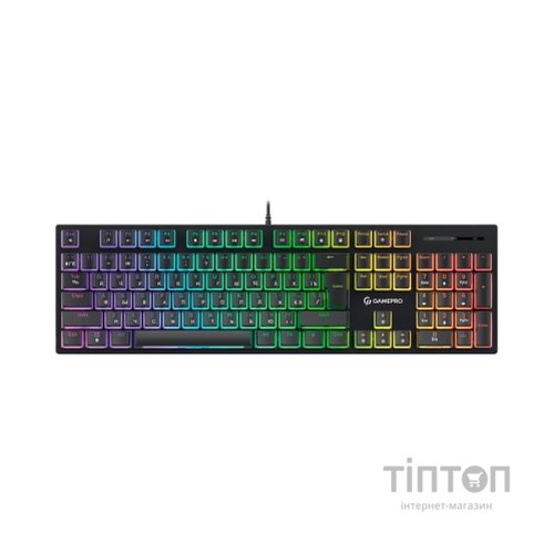 Клавіатура GamePro MK85B Blue Switch RGB USB Black (MK85B)