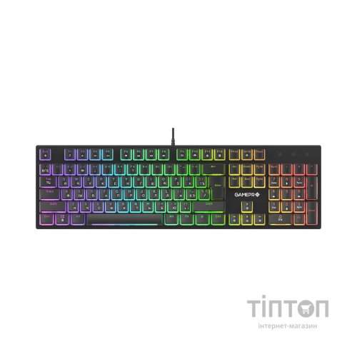 Клавіатура GamePro MK85R Red Switch RGB USB Black (MK85R)