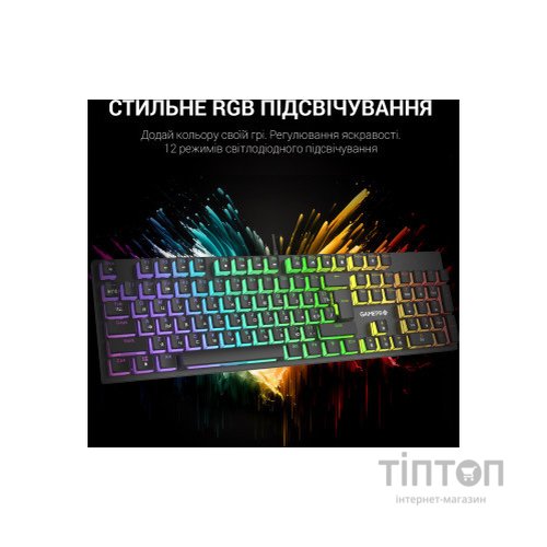 Клавіатура GamePro MK85R Red Switch RGB USB Black (MK85R)