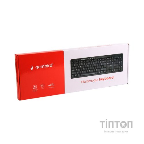Клавіатура Gembird KB-UM-106-UA USB Black (KB-UM-106-UA)
