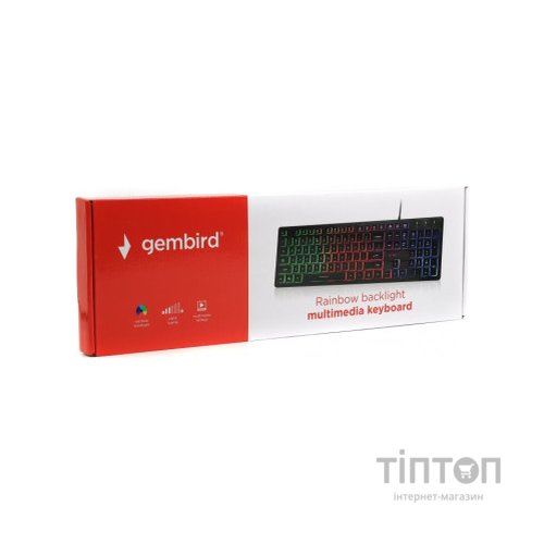 Клавіатура Gembird KB-UML-01-UA USB Black (KB-UML-01-UA)