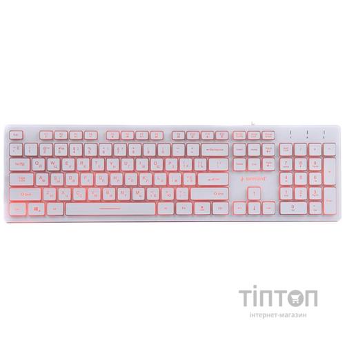 Клавіатура Gembird KB-UML3-01-W-UA USB White (KB-UML3-01-W-UA)