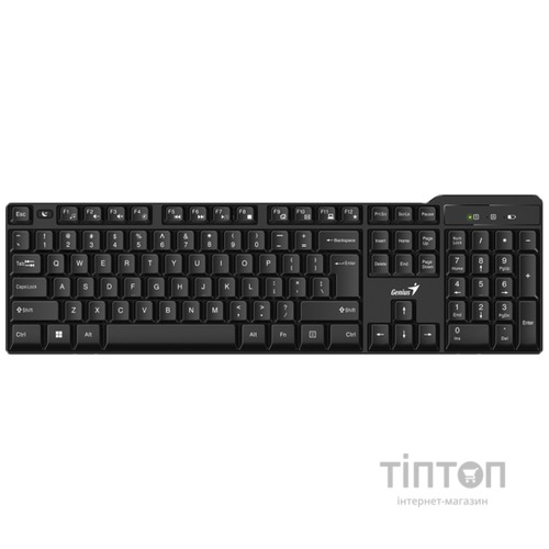 Клавіатура Genius KB-7100X USB, Black, UKR