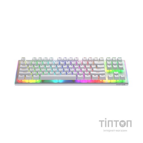 Клавіатура Hator Gravity X TKL Orange USB White (HTK551UA)