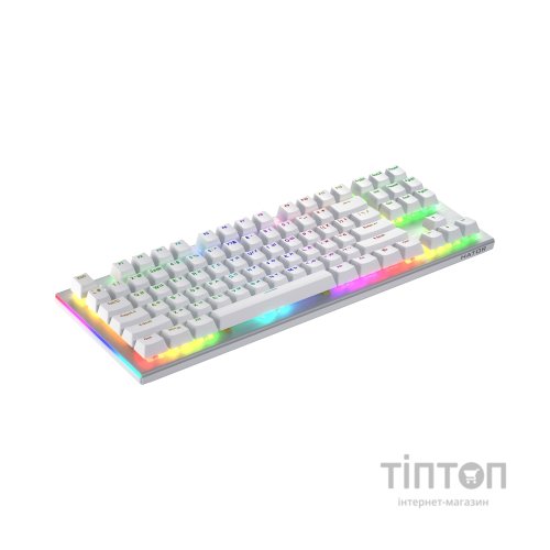 Клавіатура Hator Gravity X TKL Orange USB White (HTK551UA)