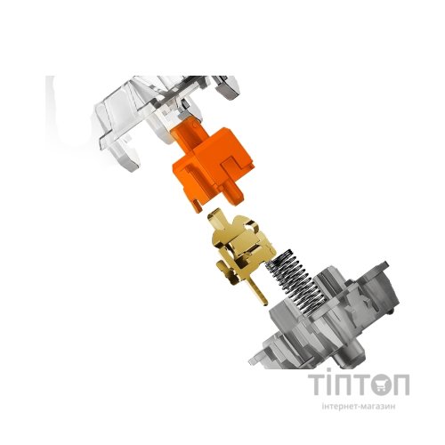 Клавіатура Hator Gravity X TKL Orange USB White (HTK551UA)