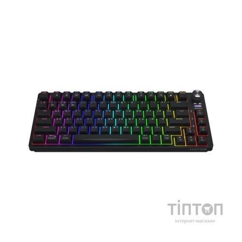 Клавіатура Hator Icefall Pro Wireless/Bluetooth/USB Black (HTK450UA)