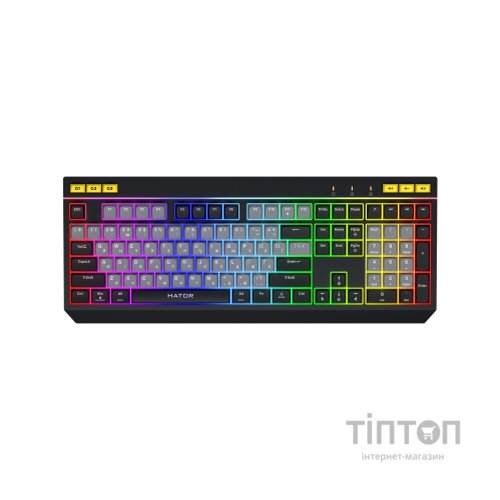 Клавіатура Hator Icefall USB Black/Grey (HTK401UA)