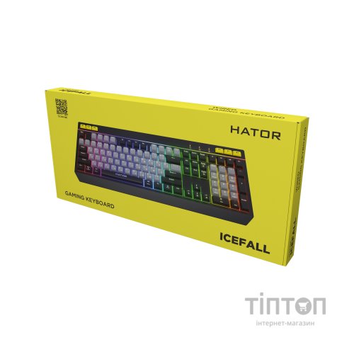 Клавіатура Hator Icefall USB Black/Grey (HTK401UA)