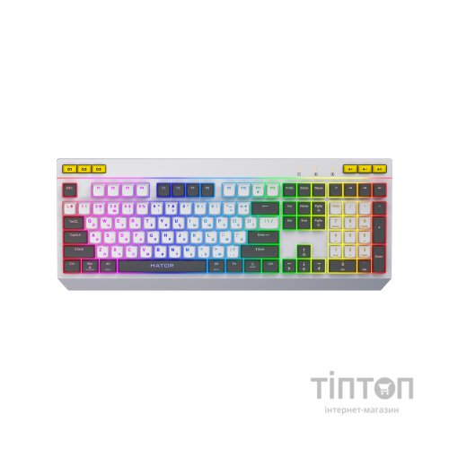 Клавіатура Hator Icefall USB White (HTK405UA)