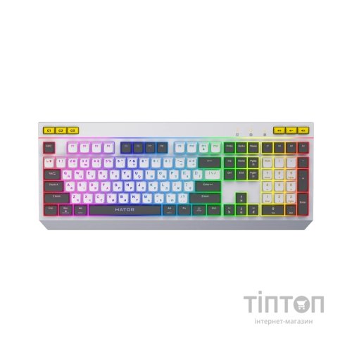 Клавіатура Hator Icefall USB White (HTK405UA)