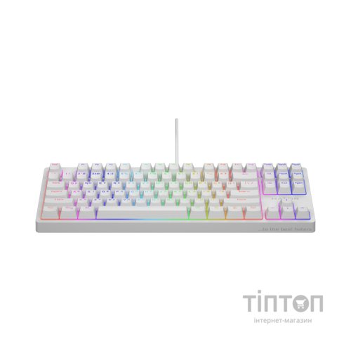 Клавіатура Hator Rockfall 2 Mecha TKL Orange USB White (HTK-521)