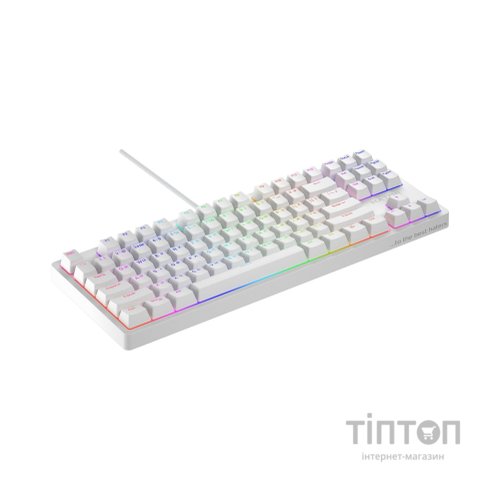 Клавіатура Hator Rockfall 2 Mecha TKL Orange USB White (HTK-521)