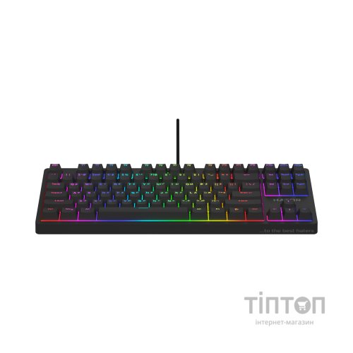 Клавіатура Hator Rockfall 2 Optica TKL Black USB Black (HTK-730)