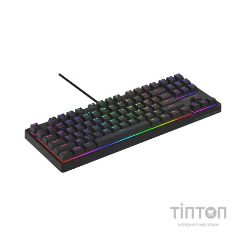 Клавіатура Hator Rockfall 2 Optica TKL Black USB Black (HTK-730)