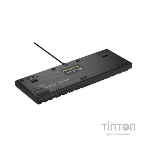 Клавіатура Hator Rockfall 2 Optica TKL Black USB Black (HTK-730)