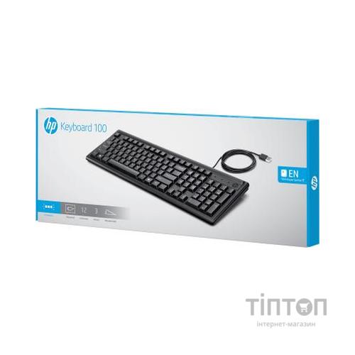 Клавіатура HP 100 USB Black (2UN30AA)