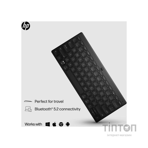 Клавіатура HP 350 Compact Multi-Device Bluetooth UA Black (692S8AA)