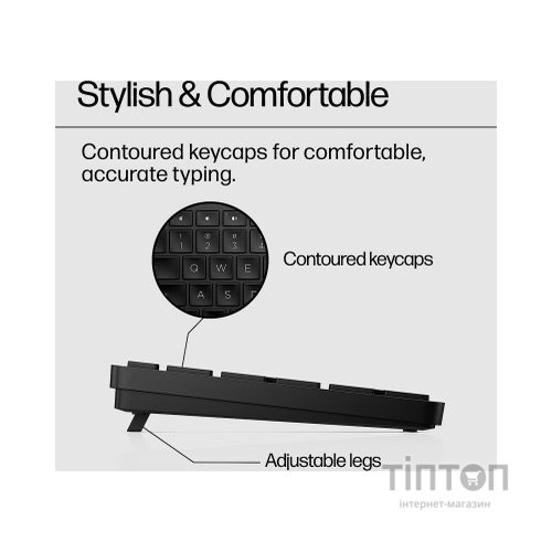 Клавіатура HP 450 Programmable Wireless UA Black (4R184AA)