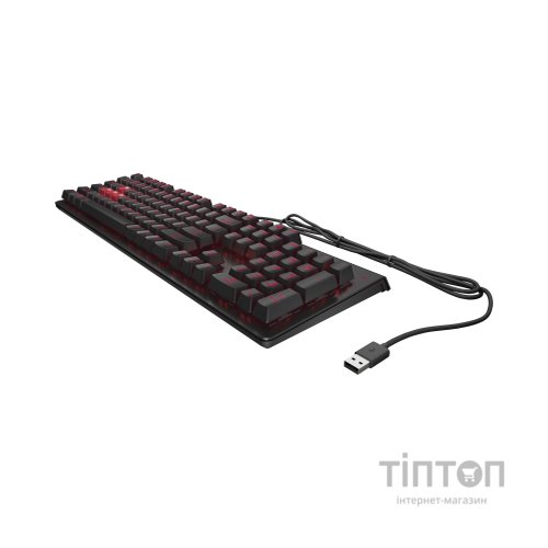 Клавіатура HP OMEN Encoder LED 104key Cherry MX Red USB Black (6YW76AA)