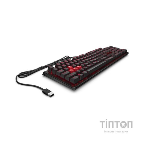 Клавіатура HP OMEN Encoder LED 104key Cherry MX Red USB Black (6YW76AA)