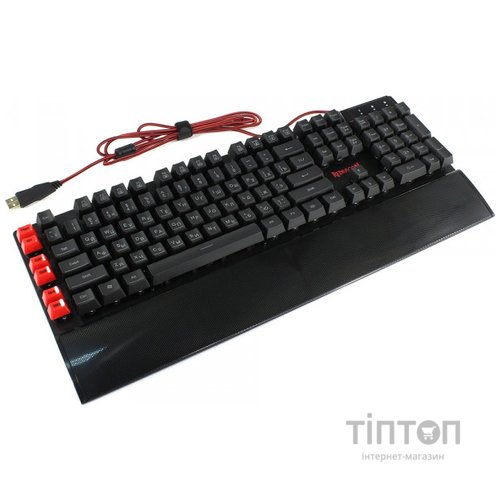 Клавіатура ігрова Redragon Yaksa K505 UKR, 7 кольорів AntiGhost USB (70392)