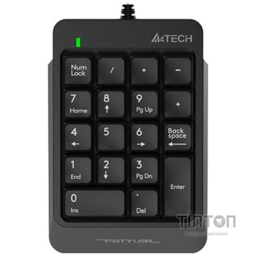 Клавіатура компактна A4tech FK13 USB Gray (FK13 (Grey))