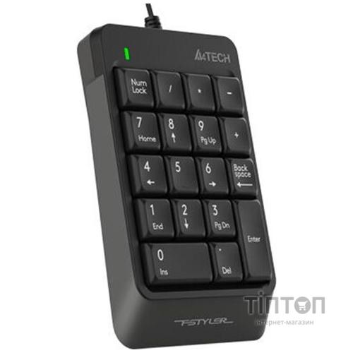 Клавіатура компактна A4tech FK13 USB Gray (FK13 (Grey))