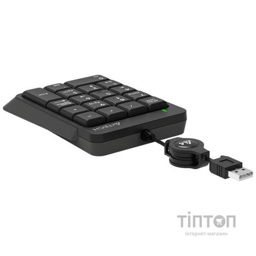 Клавіатура компактна A4tech FK13 USB Gray (FK13 (Grey))