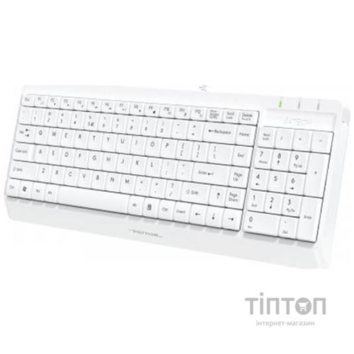 Клавіатура компактна A4tech Fstyler FK15 White (FK15 (White))
