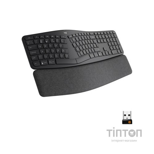 Клавіатура Logitech ERGO K860 for Business Bluetooth/Wireless UA Black (920-010352)