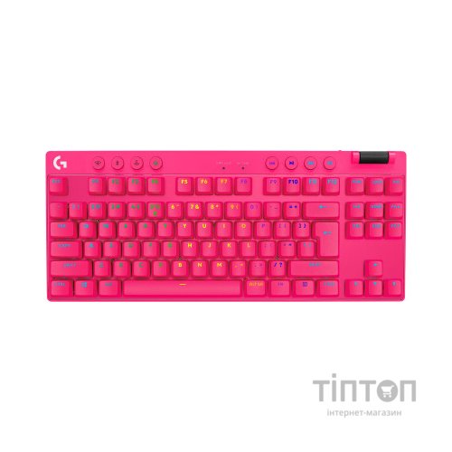 Клавіатура Logitech G PRO X TKL Lightspeed Tactile USB UA Magenta (920-012159)