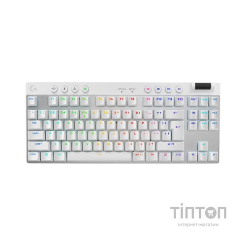 Клавіатура Logitech G PRO X TKL Lightspeed Tactile USB UA White (920-012148)