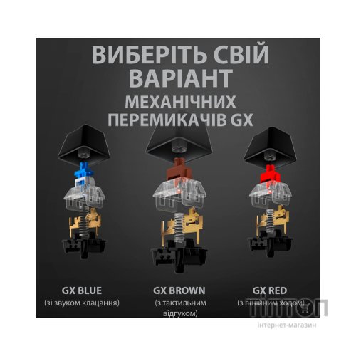 Клавіатура Logitech G512 Lightsync RGB Mechanical GX Red USB UA Carbon (920-009370)