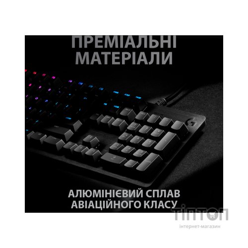 Клавіатура Logitech G512 Lightsync RGB Mechanical GX Red USB UA Carbon (920-009370)