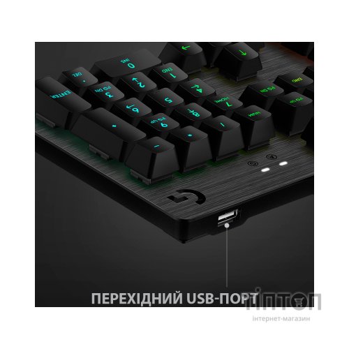 Клавіатура Logitech G512 Lightsync RGB Mechanical GX Red USB UA Carbon (920-009370)