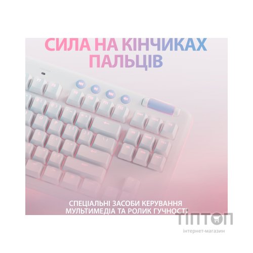 Клавіатура Logitech G713 Aurora Gaming GX Red USB UA Off-White (920-010678)