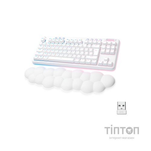 Клавіатура Logitech G715 Aurora Wireless Gaming GX Brown Lightspeed/Bluetooth UA Off-White (920-010465)