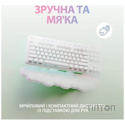 Клавіатура Logitech G715 Aurora Wireless Gaming GX Red Lightspeed/Bluetooth UA Off-White (920-010692)