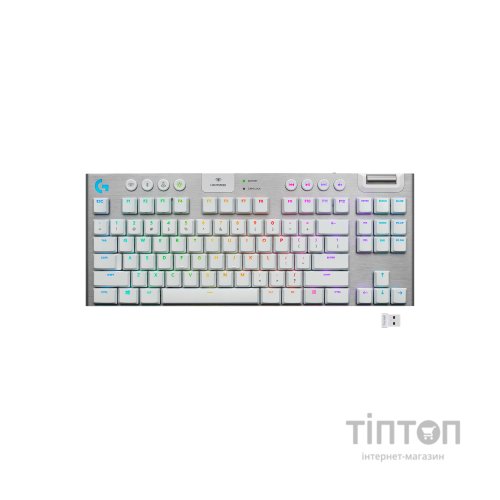 Клавіатура Logitech G915 TKL Lightspeed Wireless RGB Mechanical White (920-009664)